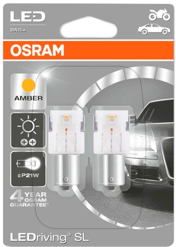 

Автолампа Osram 7515DYP-02B LEDriving P21/5W W3x16q 0,8 W