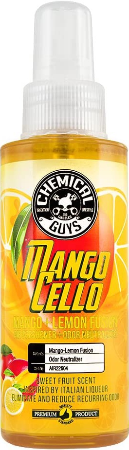 

Ароматизатор Chemical Guys Air Freshener & Odor Neutralizer Mangocello 118 мл AIR_226_04