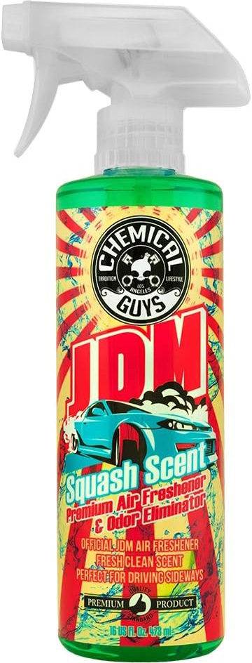 

Ароматизатор Chemical Guys Premium Air Freshener & Odor Eliminator JDM Squash 473 мл AIR_235_16