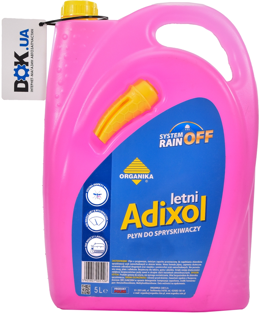 

Омыватель Organika Adixol летний ADIXOLSUMMER5L