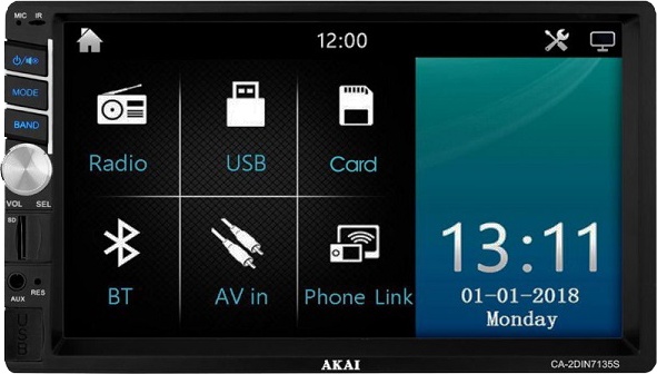 

Магнитола AKAI CA-2DIN7135S
