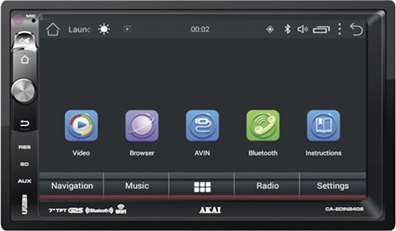 

Магнитола AKAI CA-2DIN2405