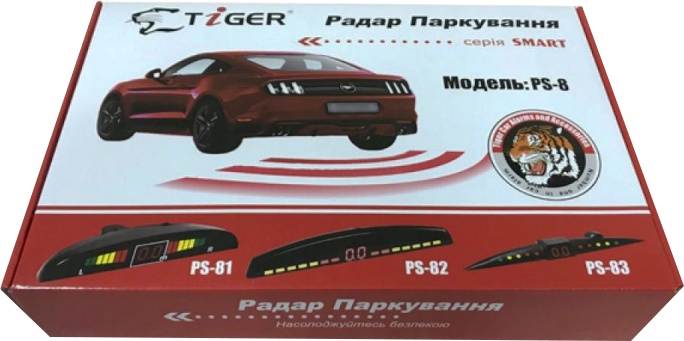 

Парктроник Tiger PS-82 черный 8 шт. PARKINGRADARPS82LONGBLACK