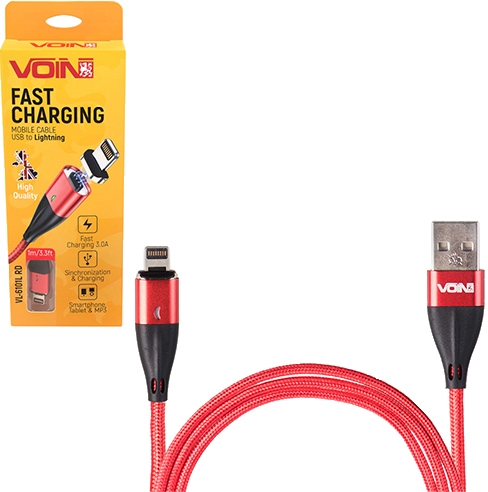 

Кабель Voin VL-6101LRD USB - Apple Lightning 1 м