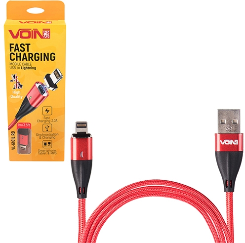 

Кабель Voin VL-6102LRD USB - Apple Lightning 2 м