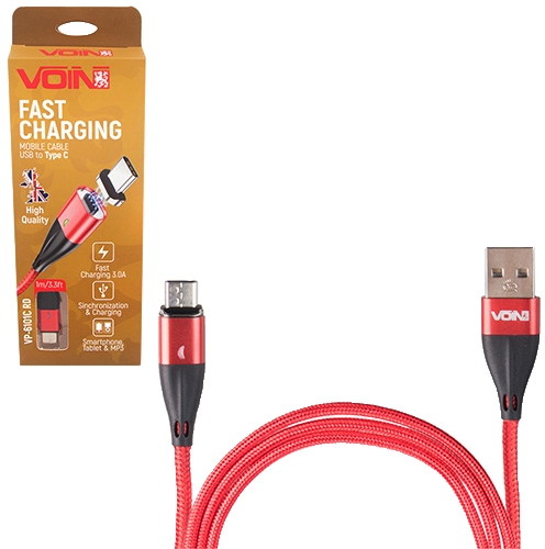 

Кабель Voin VP-6101CRD USB - USB type-C 1 м