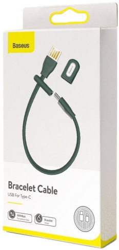 

Кабель Baseus Bracelet CATFH-06B USB - USB type-C 0,2 м