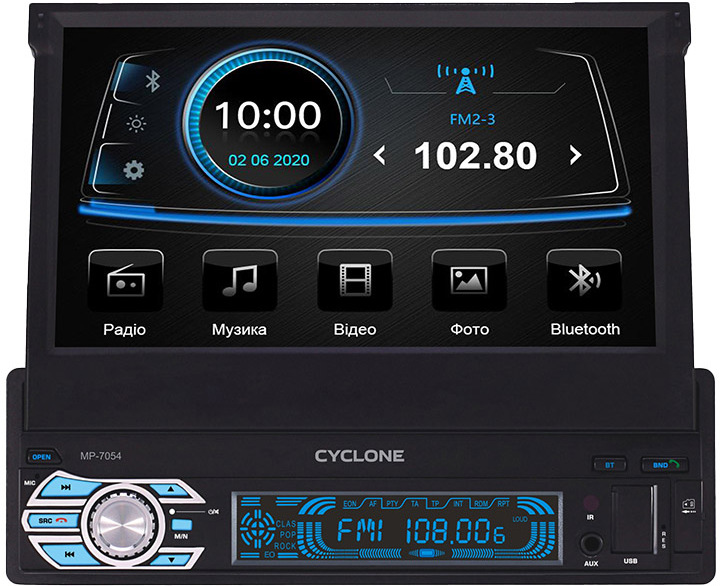 

Магнитола Cyclone MP-7054 00000003