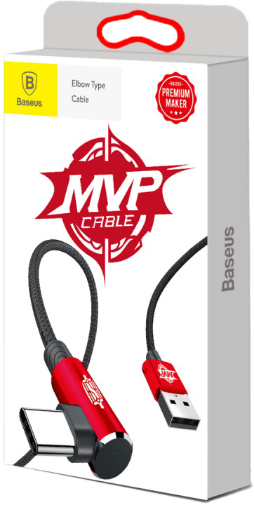 

Кабель Baseus MVP Elbow CATMVP-A09 USB - USB type-C 1 м