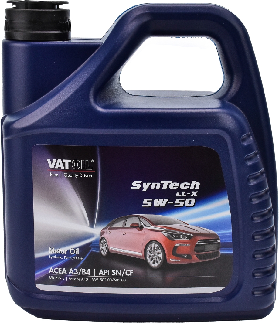 

Моторное масло Vatoil SynTech LL-X 5W-50 синтетическое 50398