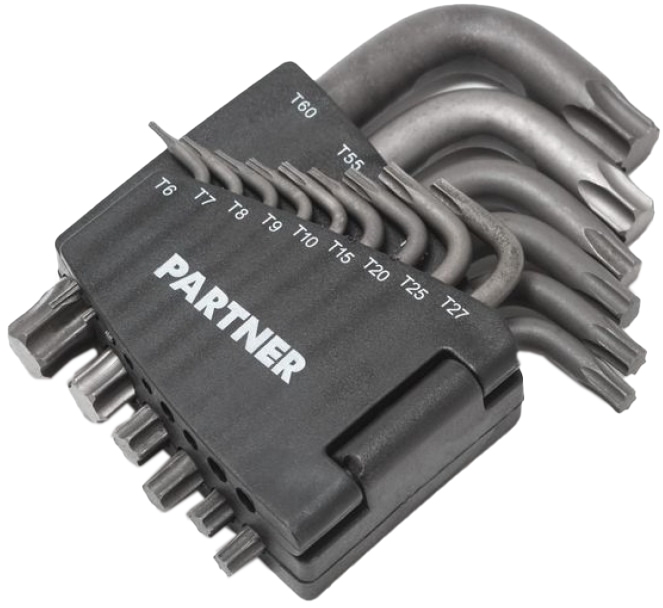 

Набор ключей TORX Partner PA-615 T10-T50 15 шт