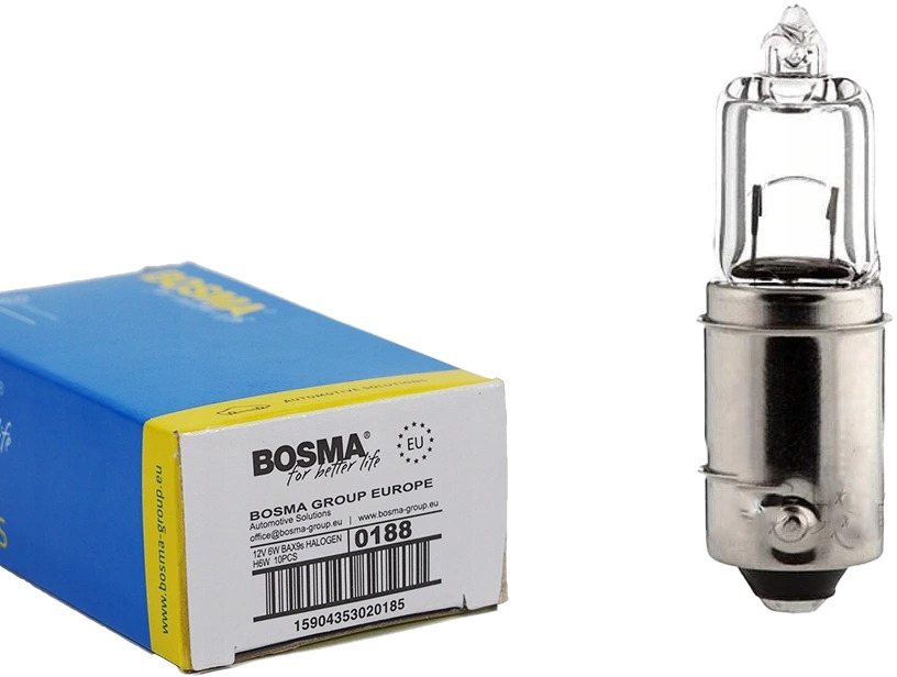 

Автолампы Bosma 0188 H6W BAX9s 6 W