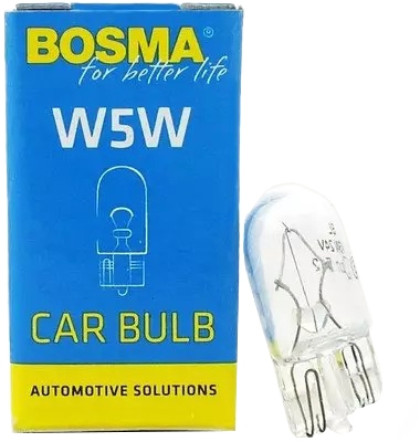 

Автолампа Bosma 0843S W5W 5 W