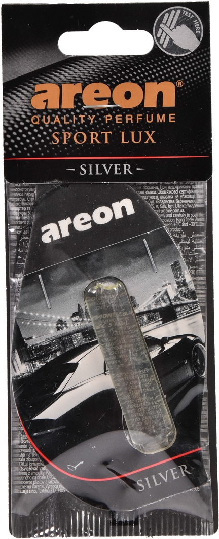 

Ароматизатор Areon Lux Sport Liquid Silver 5 мл sportluxsilver