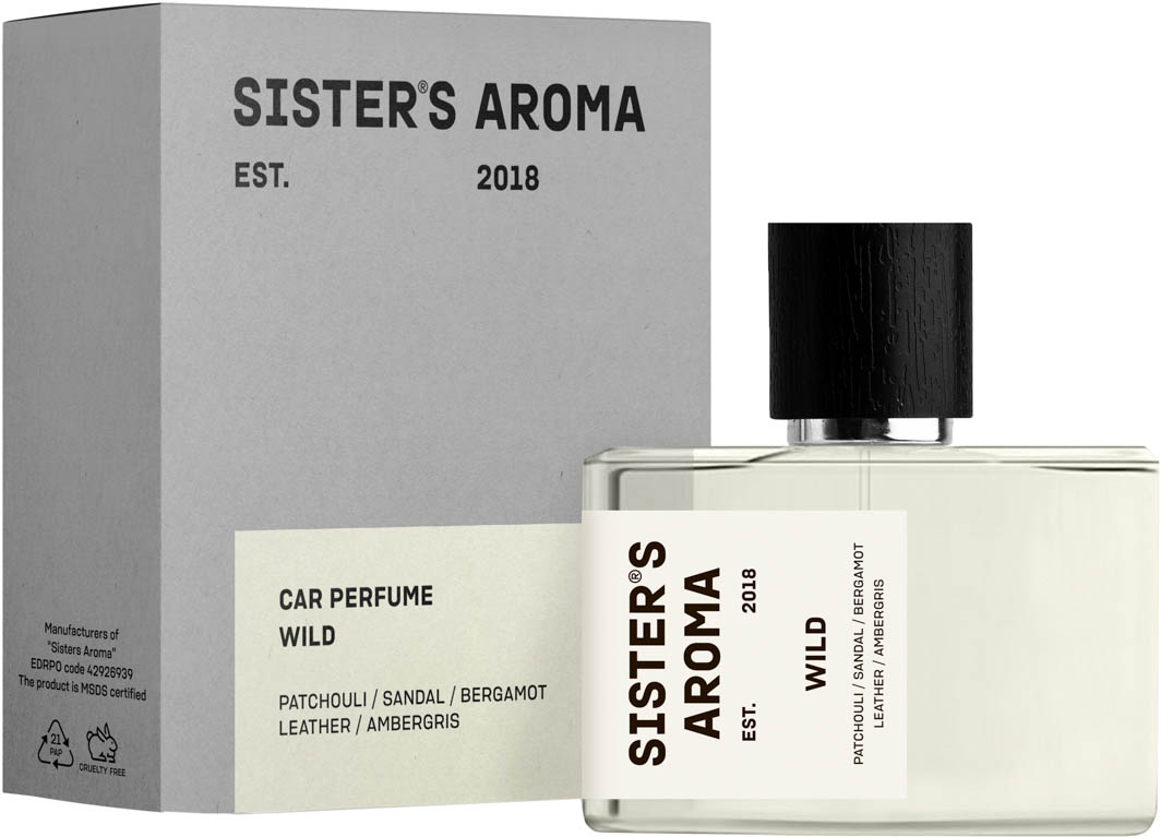 

Ароматизатор Sisters Aroma Car Perfume Wild 50 мл 8681301036657