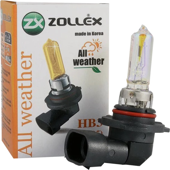 

Автолампа Zollex 2861524 All weather HB3 P20d 60 W прозрачный