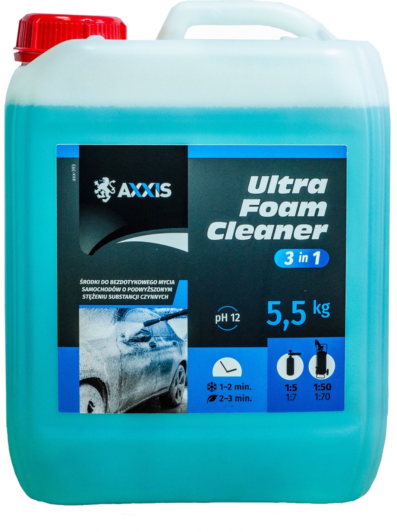 

Концентрат автошампуня Axxis Ultra Foam Cleaner 3 in 1 AXX-393