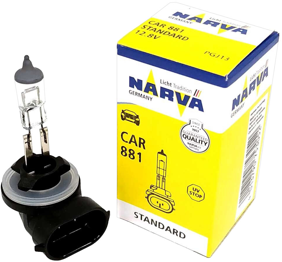 

Автолампы Narva 48052 Standard H27W/2 PGJ13 37,5 W прозрачная