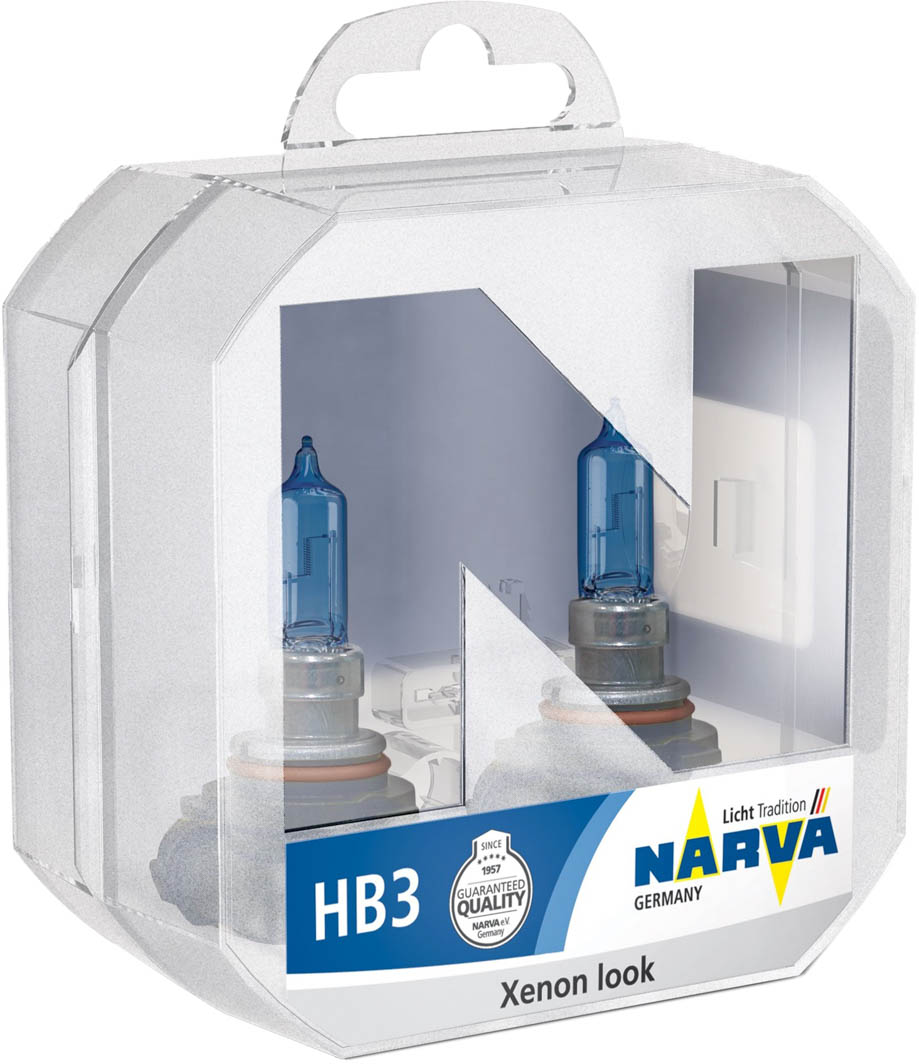 

Автолампа Narva 486252box Range Power White HB3 P20d 65 W темно-голубой