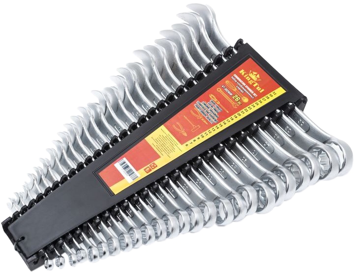 

Набор ключей рожково-накидных KingTul kraft kt3026mp 6-32 мм 26 шт