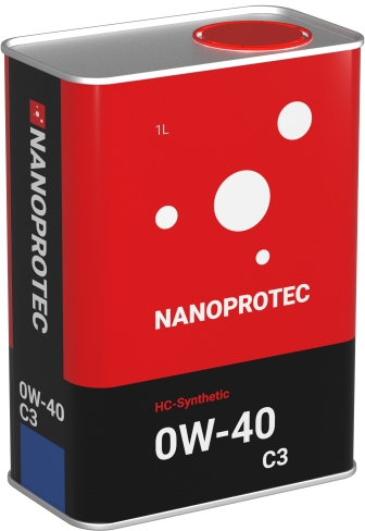 

Моторное масло Nanoprotec C3 HC-Synthetic 0W-40 синтетическое NP2222501