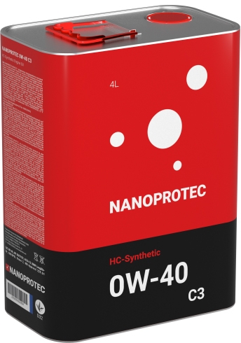

Моторное масло Nanoprotec C3 HC-Synthetic 0W-40 синтетическое NP2222520
