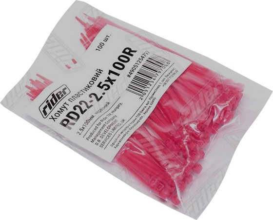 

Стяжка Rider RD2225100R 0,1 м 2,5 мм 100 шт