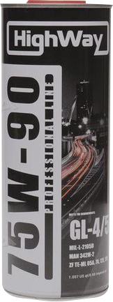 

Трансмиссионное масло HighWay GL-4 / 5 75W-90 10059