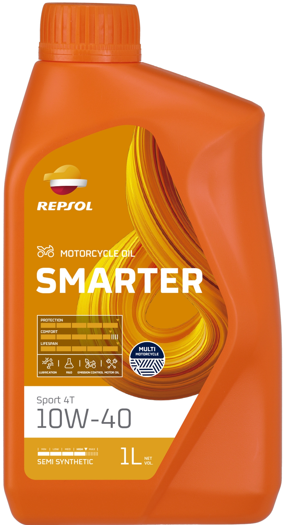 

Моторное масло 4T Repsol Smarter Sport 10W-40 синтетическое RPP2065MHC