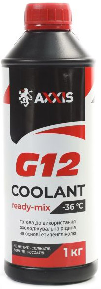 

Готовый антифриз Axxis Coolant Ready-Mix G12 красный -36 °C P999-G12RRDM5