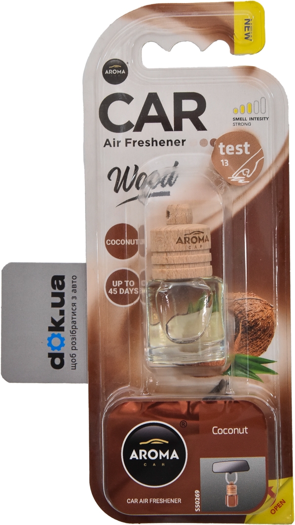 

Ароматизатор Aroma Car Wood Coconut 6 мл 83013