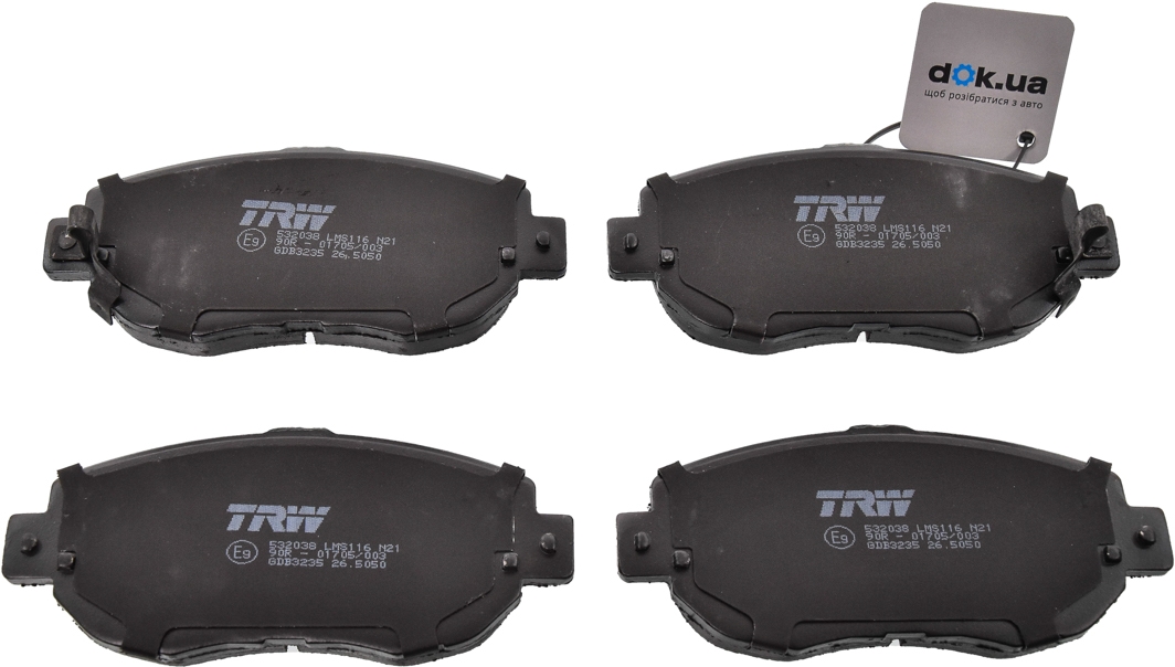 

TRW GDB3235 Тормозные колодки