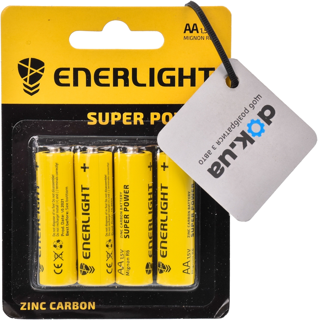 

Батарейка Enerlight Super Power 80060104 AA (пальчиковая) 1,5 V 4 шт
