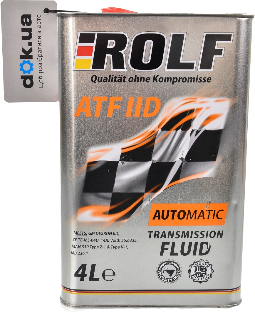 

Трансмиссионное масло ROLF ATF II D (Metal) минеральное 322241
