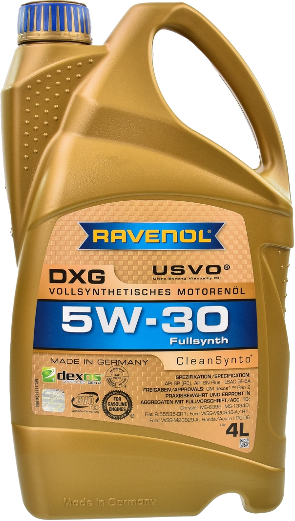 

Моторное масло Ravenol DXG 5W-30 синтетическое 1111124004