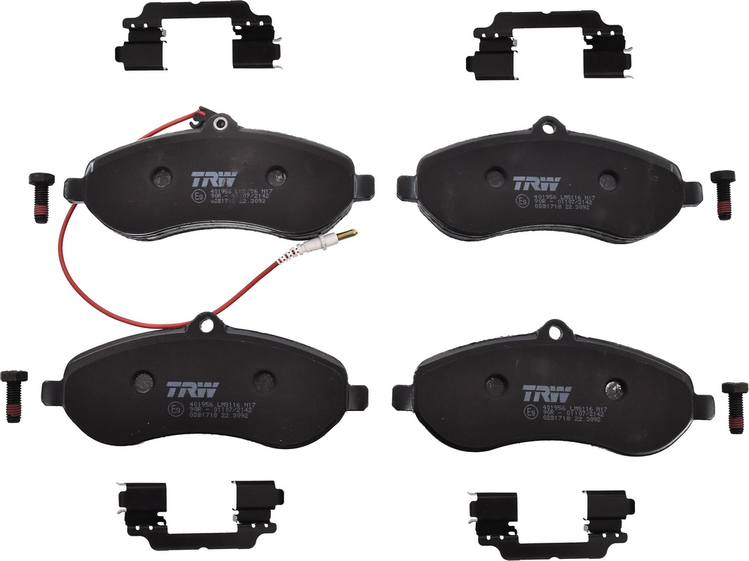 

TRW GDB1718 Тормозные колодки