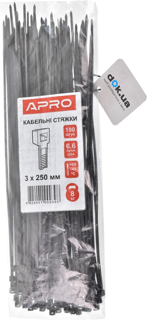 

Стяжка Apro ctb3250 0,25 м 3 мм 100 шт