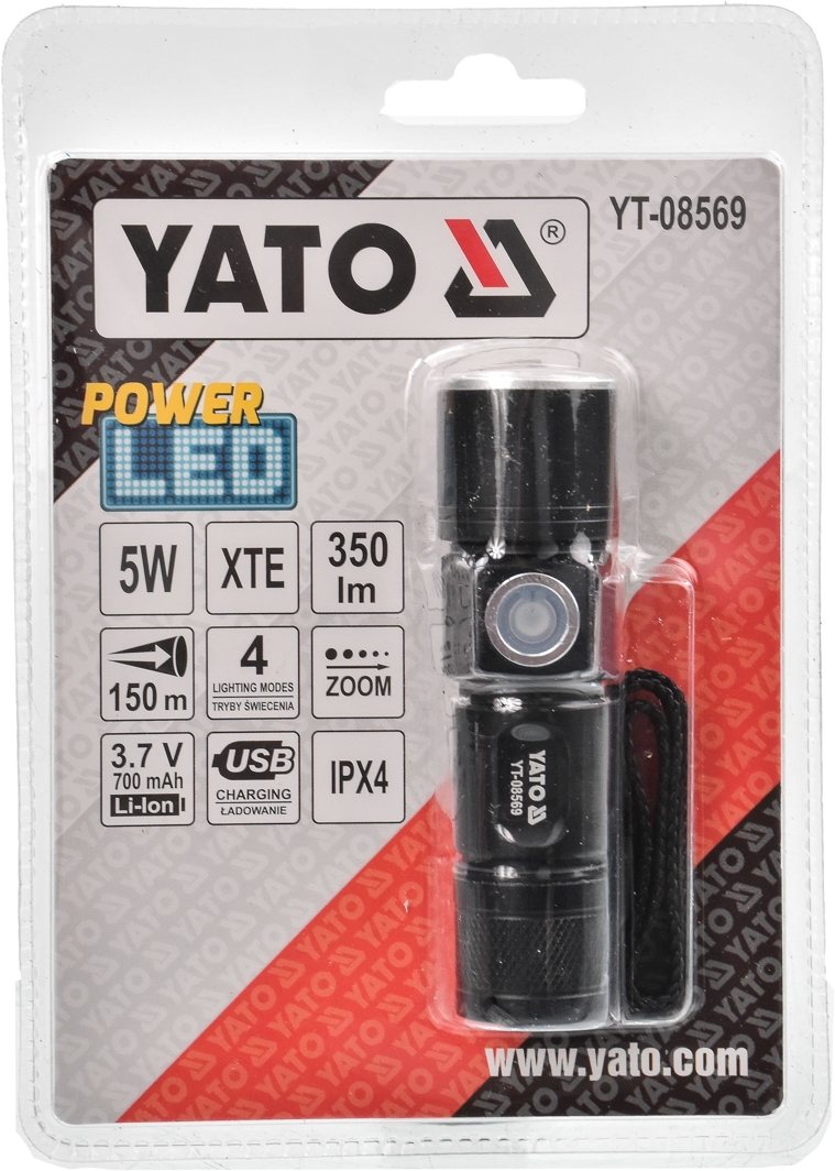 

Тактический фонарь Yato YT-08569