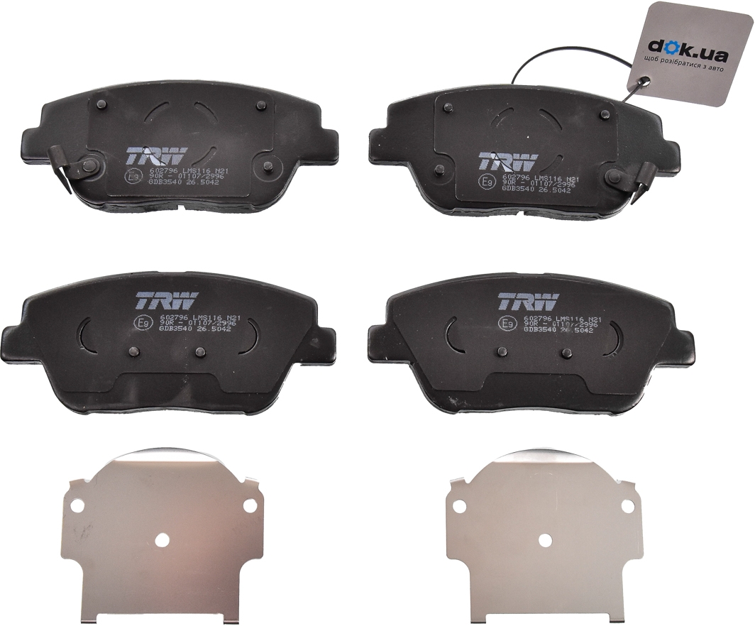

TRW GDB3540 Тормозные колодки