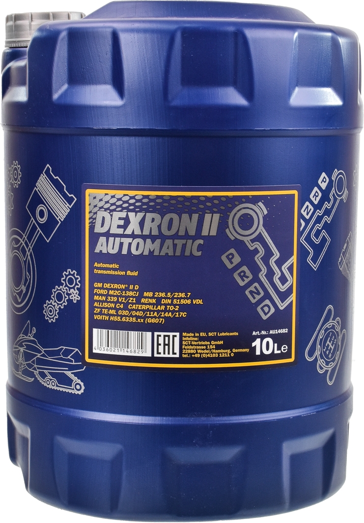

Трансмиссионное масло Mannol Dexron II Automatic минеральное MN8205-10