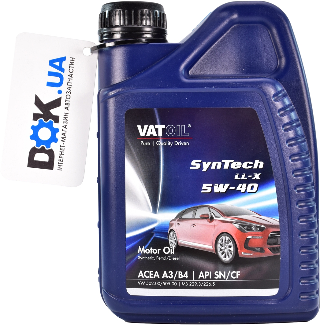 

Моторное масло Vatoil SynTech LL-X 5W-40 синтетическое 50122