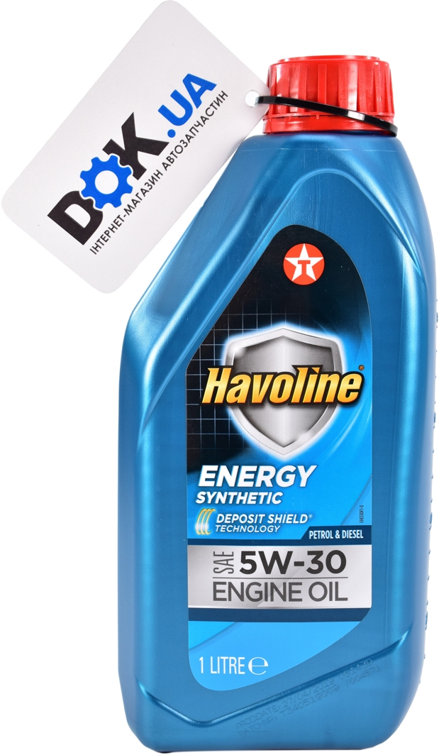 

Моторное масло Texaco Havoline Energy 5W-30 синтетическое texacohavolineenergy5w301l