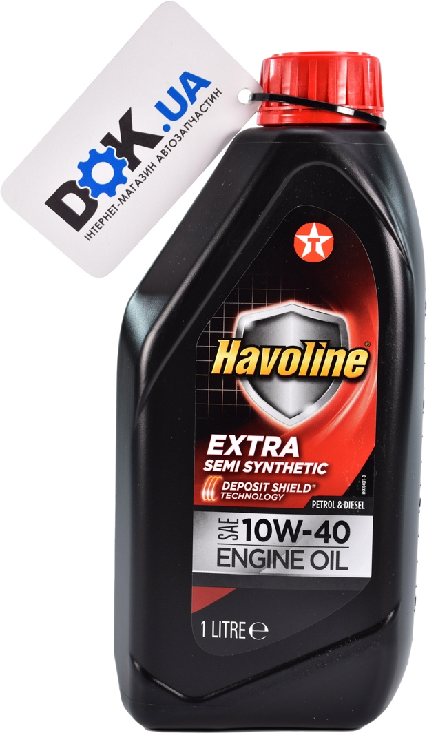 

Моторное масло Texaco Havoline Extra 10W-40 полусинтетическое texacohavolineextra10w404l