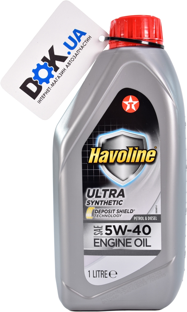 

Моторное масло Texaco Havoline Ultra 5W-40 синтетическое texacohavolineultra5w404l