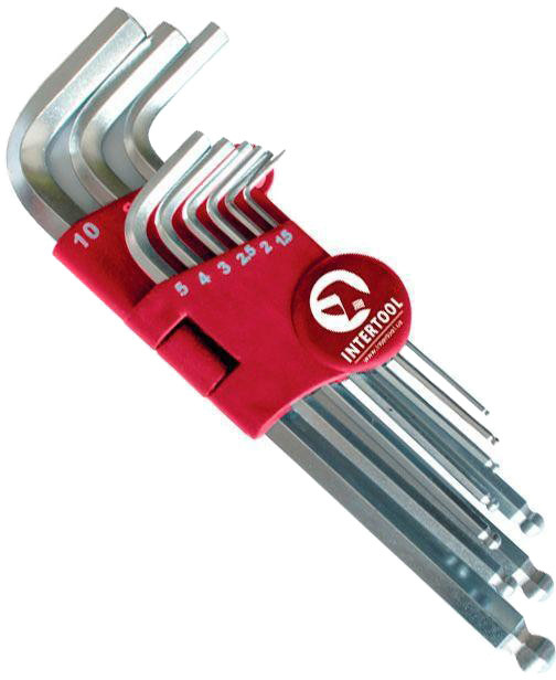 

Набор ключей шестигранных Intertool ht0603 1,5-10 мм 9 шт