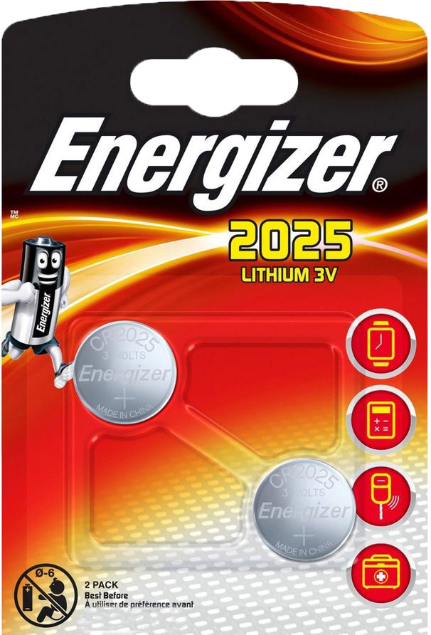 

Батарейка Energizer 626981 CR2025 3 V 2 шт