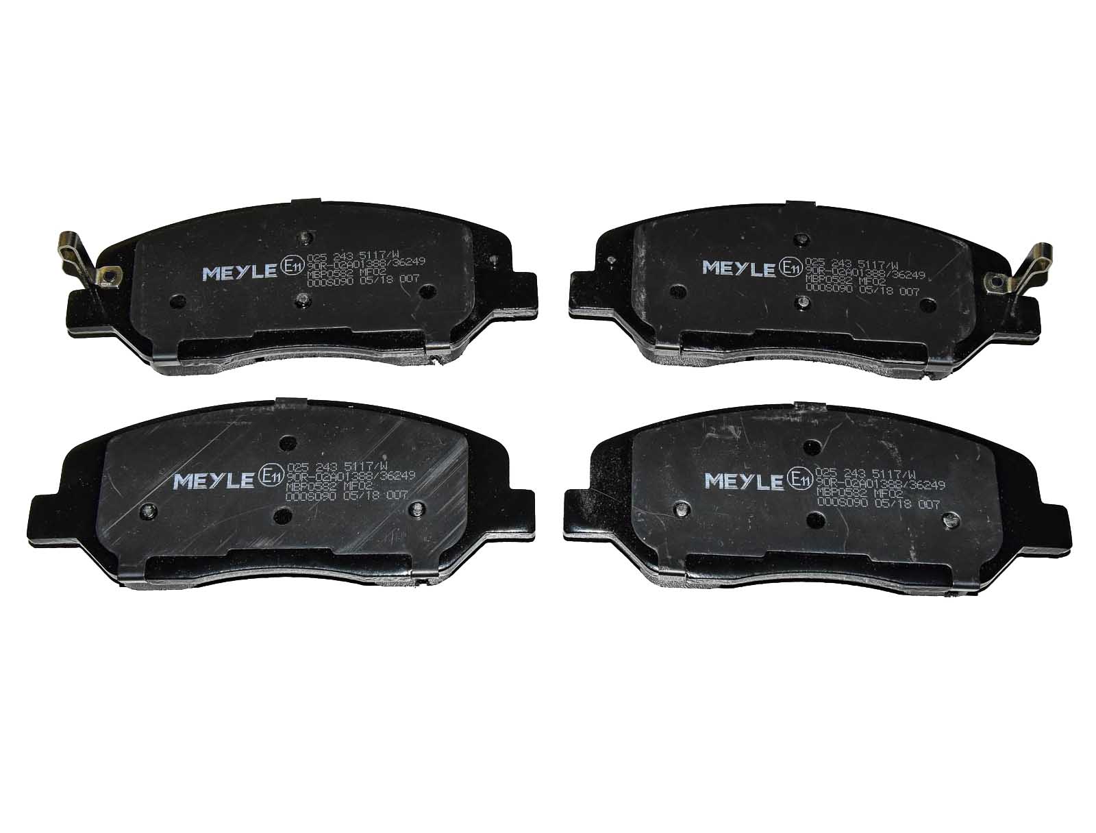 

Meyle 0252435117W Тормозные колодки
