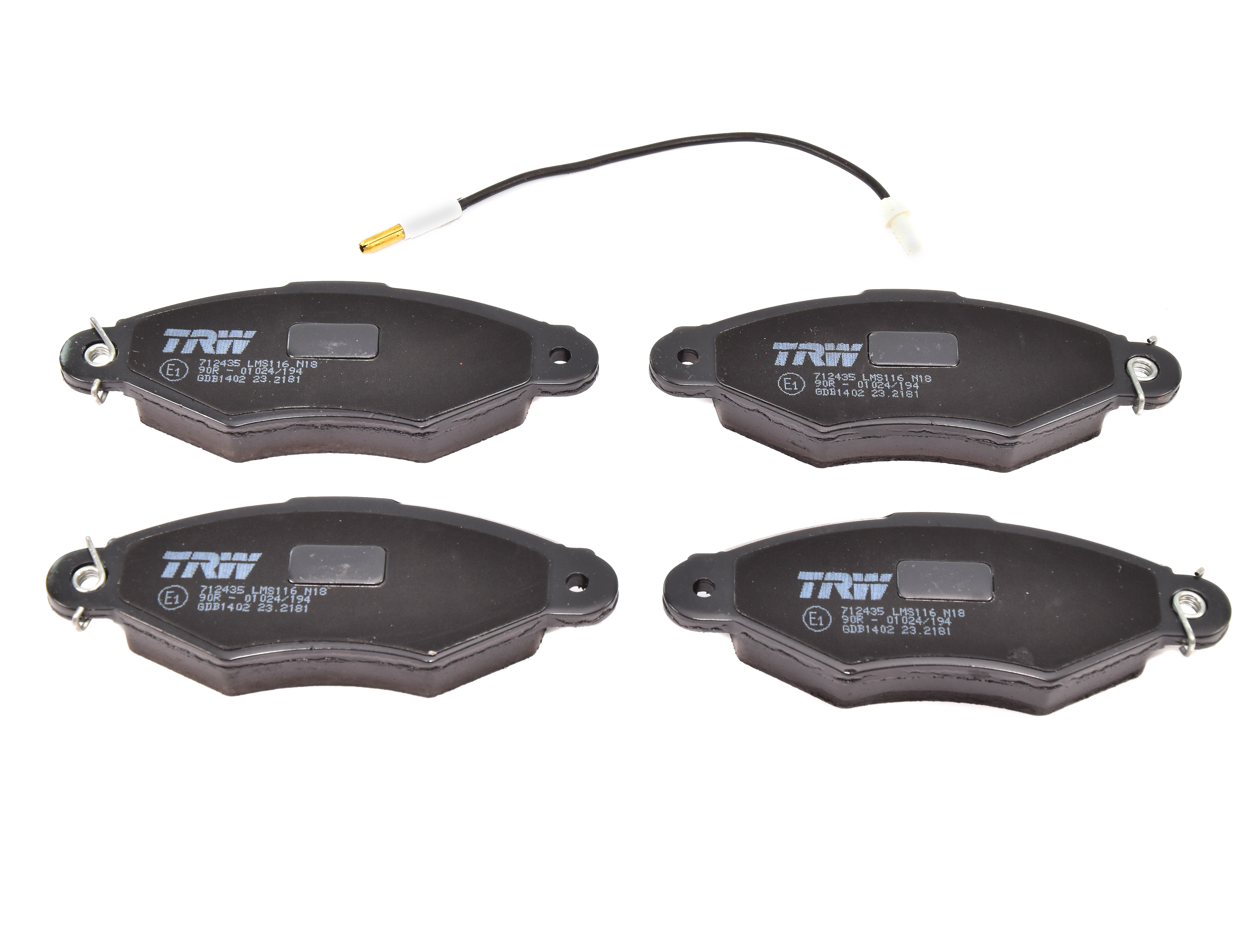 

TRW GDB1402 Тормозные колодки