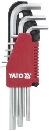 

Набор ключей шестигранных Yato YT0502 2-10 мм 9 шт