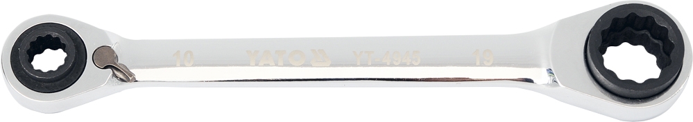 

Ключ накидной трещоточный Yato YT4945 I-образный 10x13x17x19